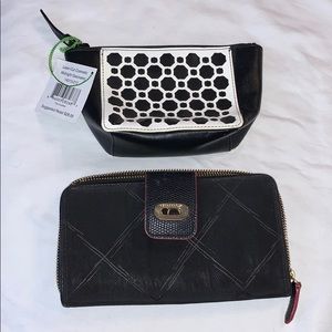 Vera Bradley wallet and Cosmetic case